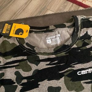 Carhartt Long-sleeve Relaxed Fit T-Shirt Camouflage. Size XL